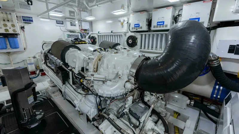 Slide: The Image of 2013 Viking 76 Convertible- REEL FIRE- Engine Room - 84