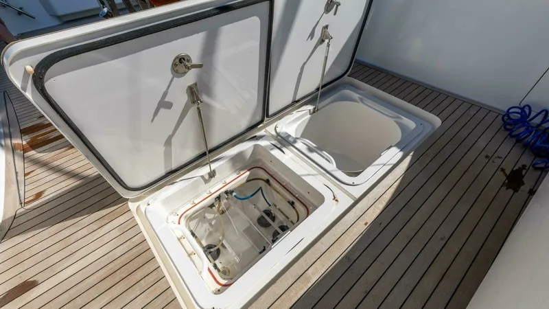 Slide: The Image of 2013 Viking 76 Convertible- REEL FIRE- Cockpit Storage - 67