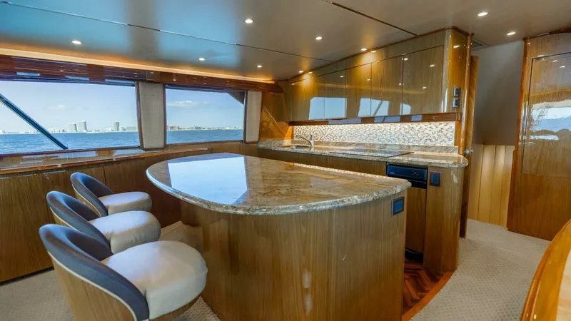Slide: The Image of 2013 Viking 76 Convertible- REEL FIRE- Galley - 14