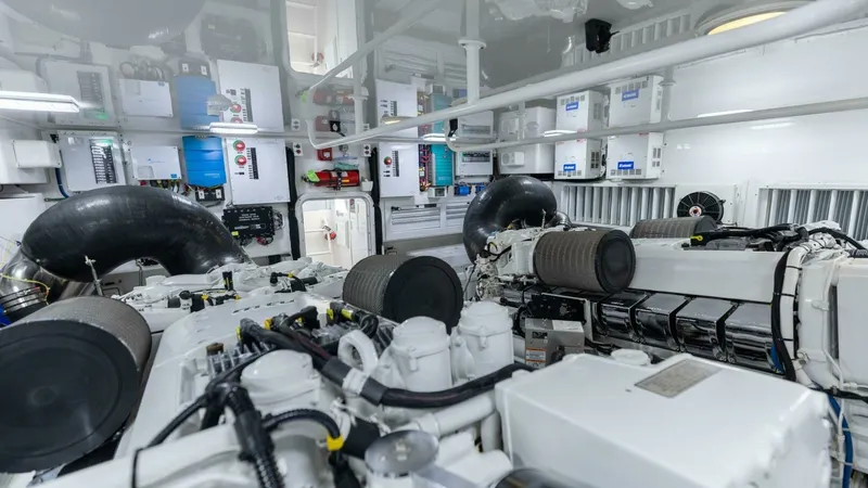 Slide: The Image of 2013 Viking 76 Convertible- REEL FIRE- Engine Room - 85