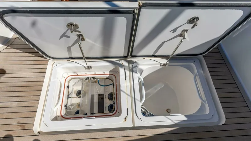 Slide: The Image of 2013 Viking 76 Convertible- REEL FIRE- Cockpit Storage - 68