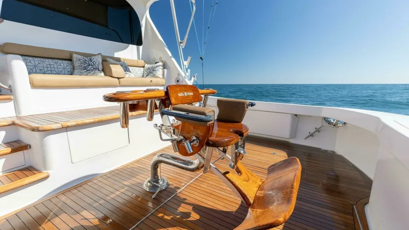 Slide: The Image of 2013 Viking 76 Convertible- REEL FIRE- Cockpit - 62