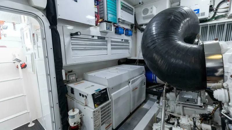 Slide: The Image of 2013 Viking 76 Convertible- REEL FIRE- Engine Room - 81