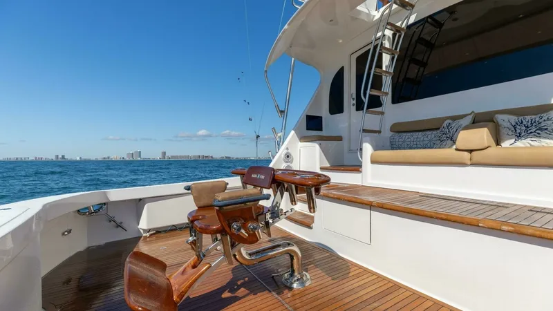 Slide: The Image of 2013 Viking 76 Convertible- REEL FIRE- Cockpit - 64