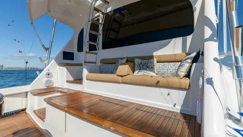 Slide: The Image of 2013 Viking 76 Convertible- REEL FIRE- Cockpit - 61