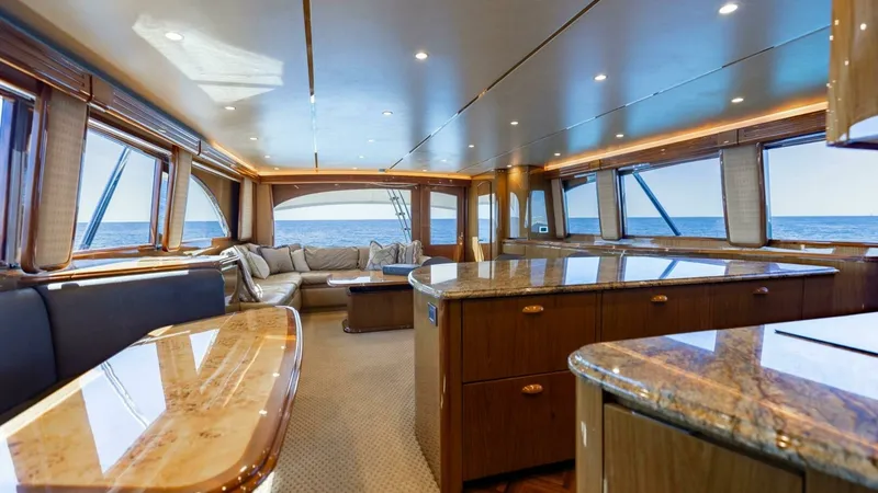 Slide: The Image of 2013 Viking 76 Convertible- REEL FIRE- Dinnette - 18