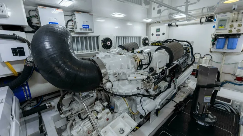 Slide: The Image of 2013 Viking 76 Convertible- REEL FIRE- Engine Room - 83