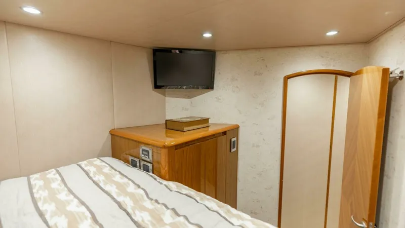 Slide: The Image of 2013 Viking 76 Convertible- REEL FIRE-Port Forward Stateroom - 52