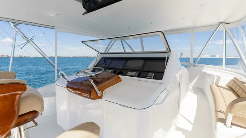 Slide: The Image of 2013 Viking 76 Convertible- REEL FIRE- Helm - 56