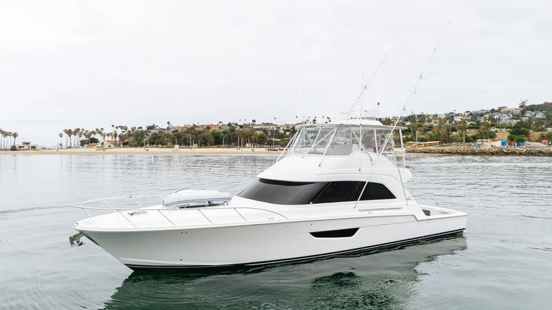 The Image of Side View of Bertram 61 Convertible - 1