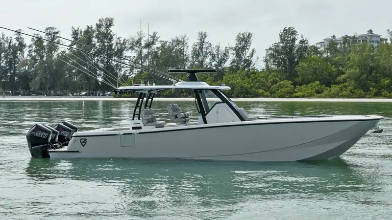 Slide: The Image of 2022 Barker Boatworks 40 HPC Starboard Profile - 99