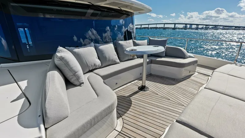 Slide: The Image of Spacious Aft Deck Seating Area - 59