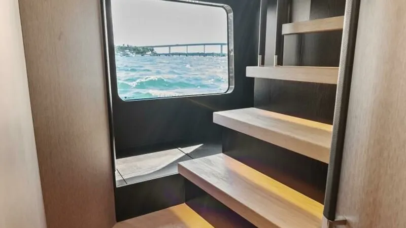Slide: The Image of Interior Staircase with Ocean View - 50