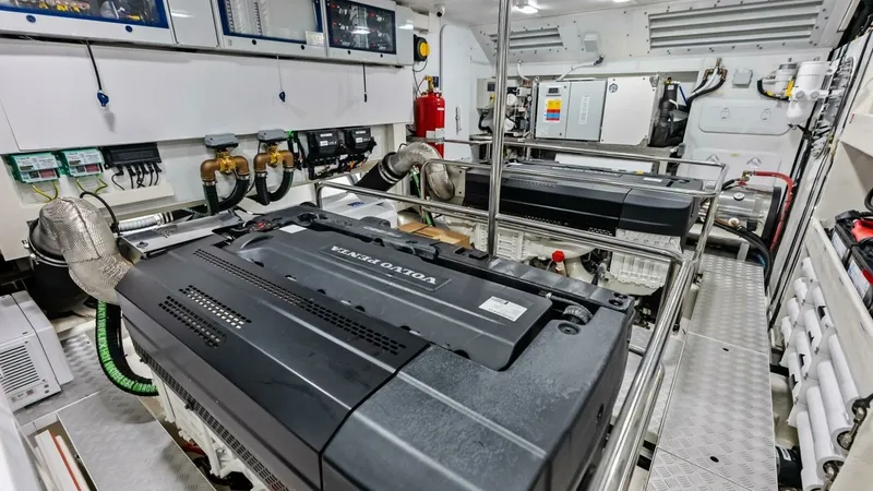 Slide: The Image of Engine Room with Dual Motors - 39