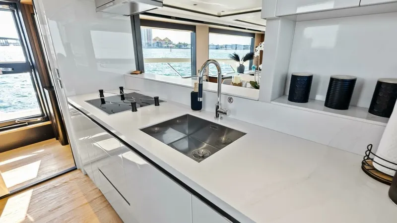 Slide: The Image of Modern Galley with Ocean View - 9