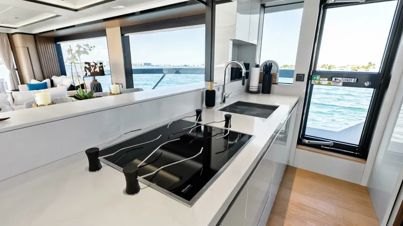 Slide: The Image of Modern Galley with Ocean View - 10