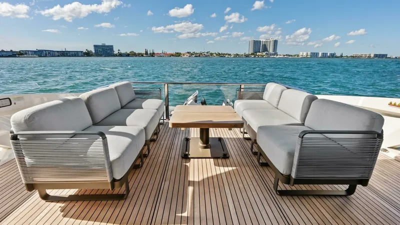 Slide: The Image of Spacious Aft Deck Lounge Area - 74