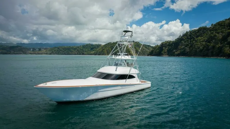 Slide: The Image of Bow View of Viking 64 Convertible - 64