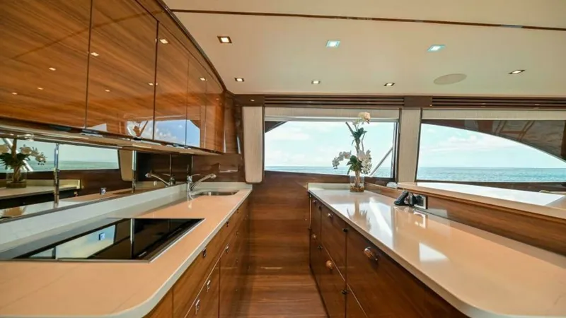 Slide: The Image of Galley with Elegant Wood Finish - 15