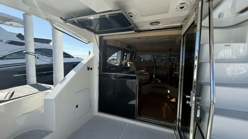 Slide: The Image of 2008 Sea Ray 47 Sedan Bridge - Aft Deck - 15