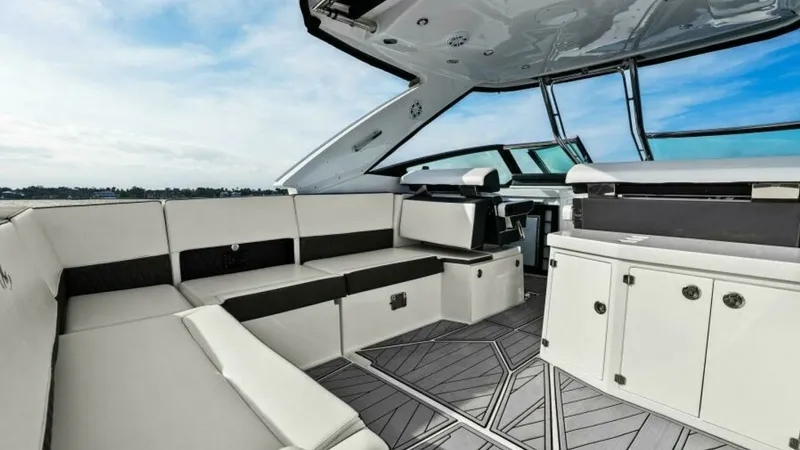 Slide: The Image of 2023 Monterey 385 SS - Aft Deck Seating - 29