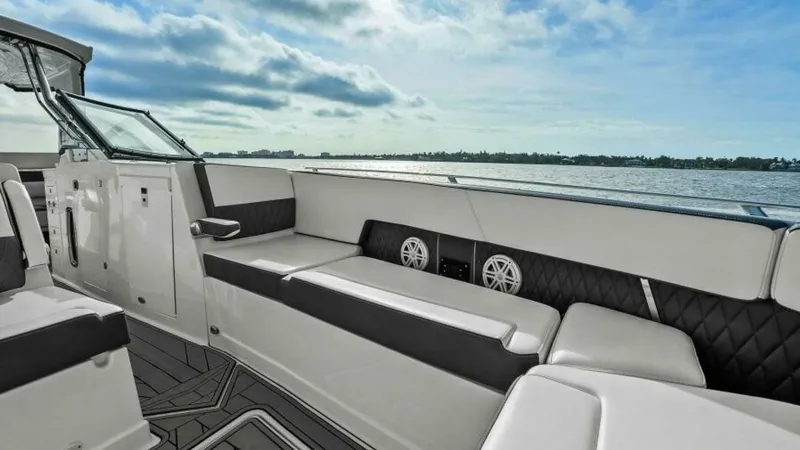 Slide: The Image of 2023 Monterey 385 SS - Foredeck Seating - 13
