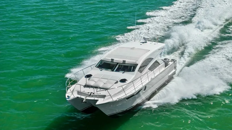 Slide: The Image of 2018 Outboard Express Catamaran 47 - 83