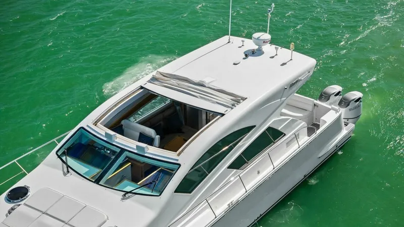 Slide: The Image of 2018 Outboard Express Catamaran 47 - 70