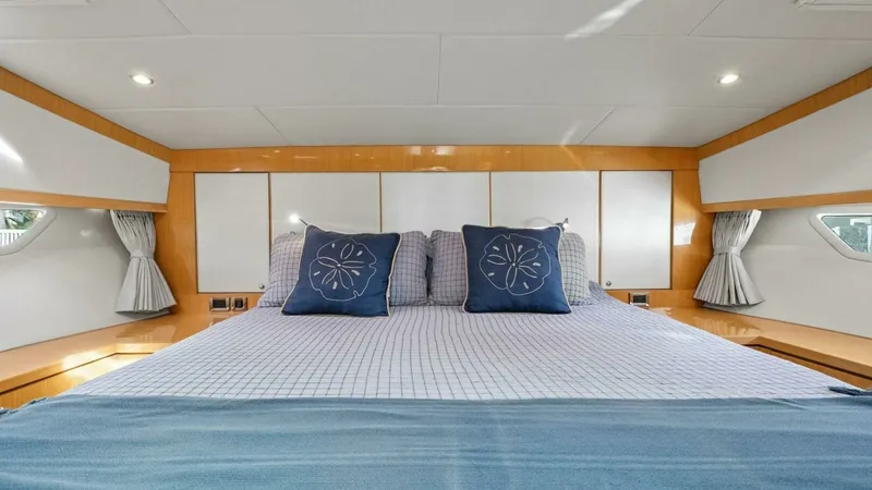 Slide: The Image of 2018 Outboard Express Catamaran 47 - Stateroom - 27