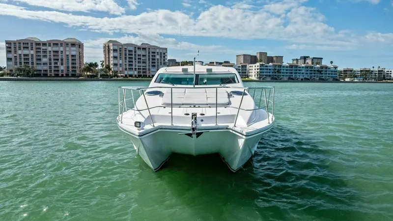 Slide: The Image of 2018 Outboard Express Catamaran 47 - 66