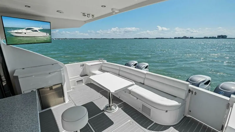 Slide: The Image of 2018 Outboard Express Catamaran 47 - 48