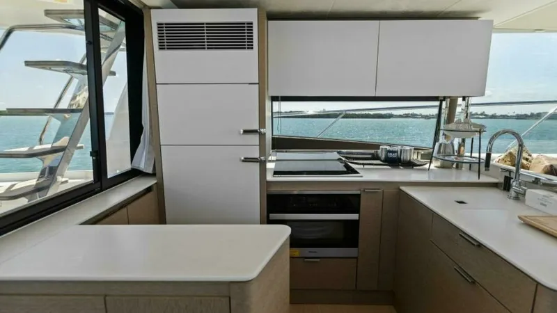 Slide: The Image of 2022 59 Prestige Flybridge - How Sweet It Its - Galley - 11