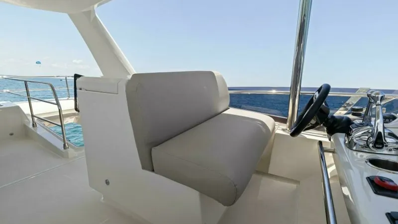 Slide: The Image of 2022 59 Prestige Flybridge - How Sweet It Its - Flybridge Helm - 45