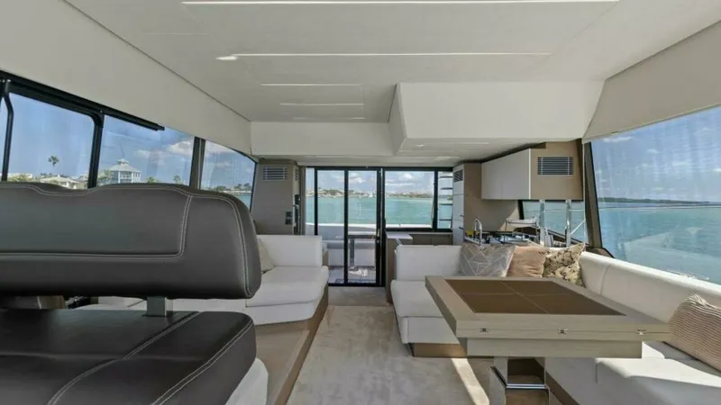 Slide: The Image of 2022 59 Prestige Flybridge - How Sweet It Its - Salon Overview - 17