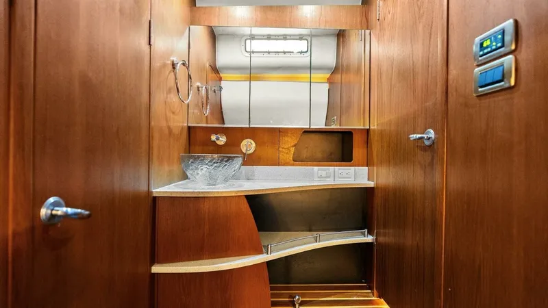 Slide: The Image of 2007 Tiara Yachts 4300 Sovran - Companionway - 23