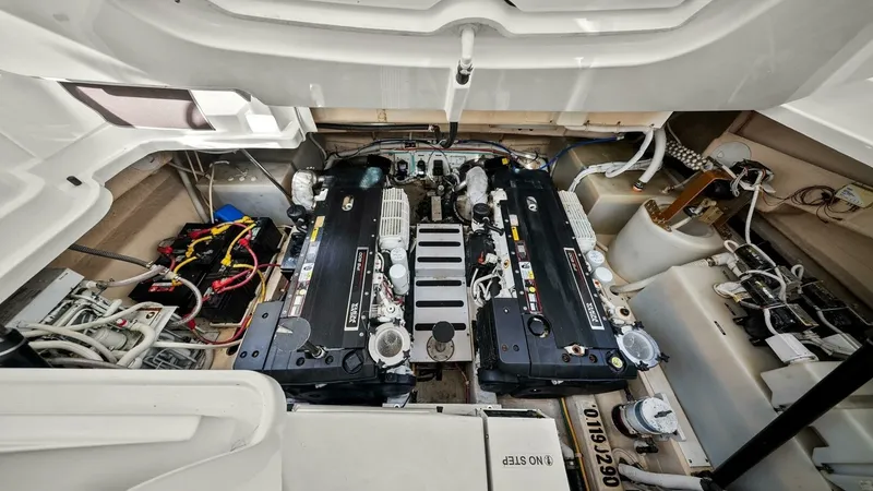 Slide: The Image of 2007 Tiara Yachts 4300 Sovran- Engine Room - 35