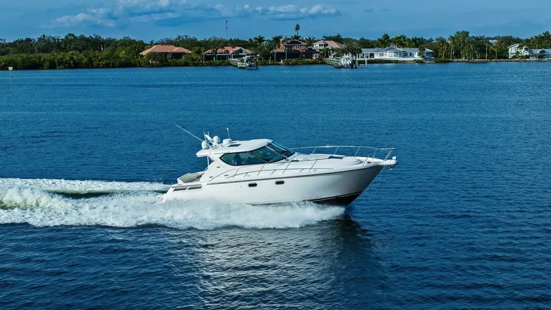 Slide: The Image of 007 Tiara Yachts 4300 Sovran - Profile - 50
