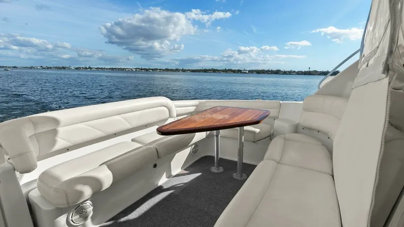 Slide: The Image of 2007 Tiara Yachts 4300 Sovran - Aft Deck Seating - 10