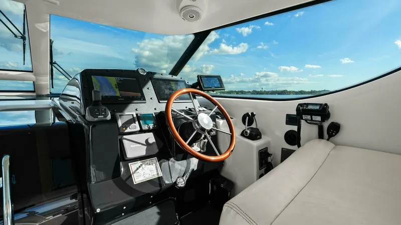 Slide: The Image of 2007 Tiara Yachts 4300 Sovran - Helm/Electronics - 2