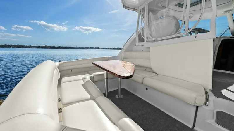 Slide: The Image of 2007 Tiara Yachts 4300 Sovran - Aft Deck Seating - 13