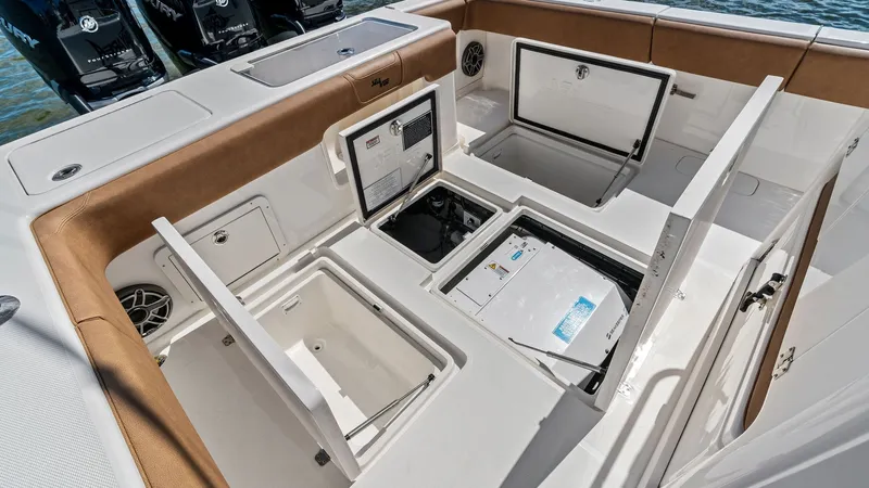Slide: The Image of Spacious Aft Deck Storage Compartments - 24
