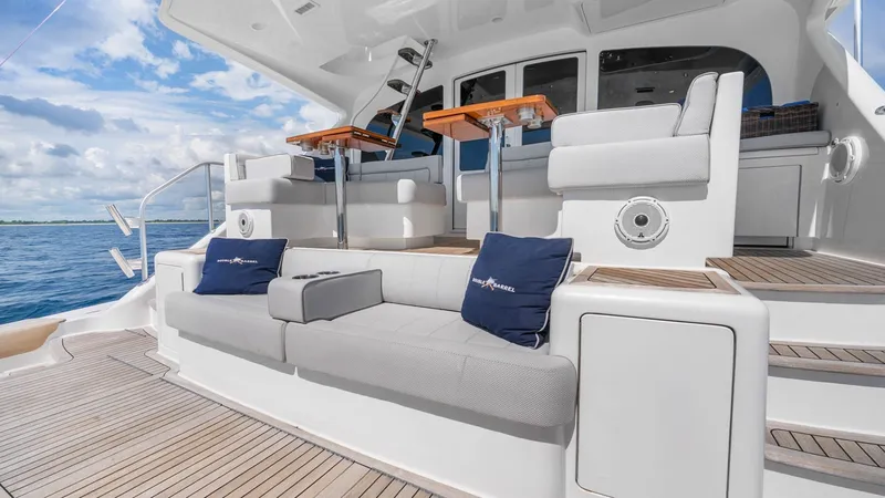Slide: The Image of Aft Deck with Seating Area - 71