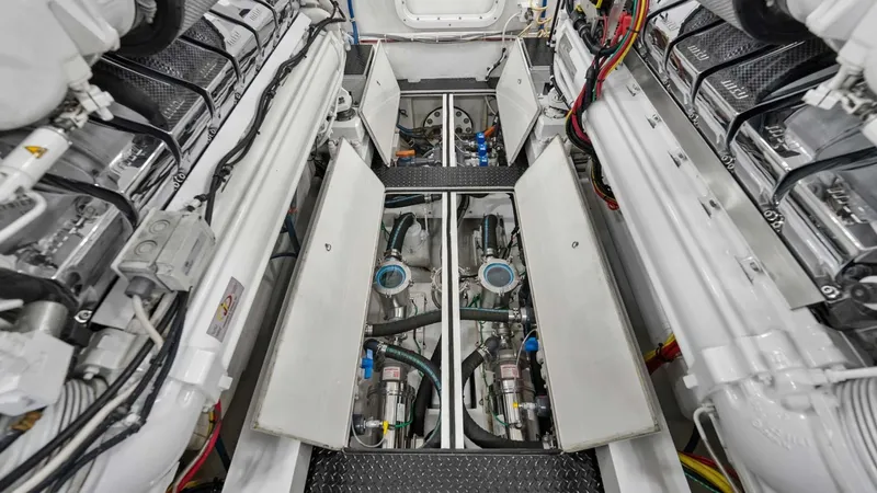 Slide: The Image of Engine Room with Dual Engines - 66