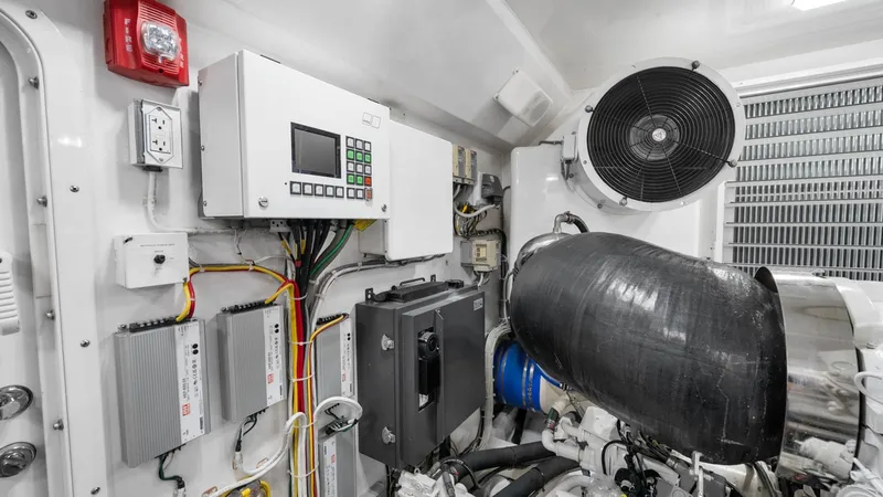 Slide: The Image of Engine Room with Electrical Systems - 61