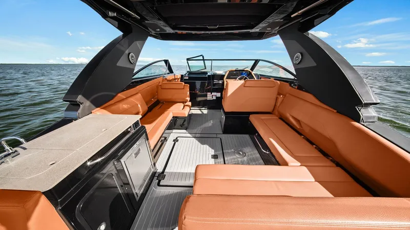 Slide: The Image of Spacious Aft Deck with Seating - 15
