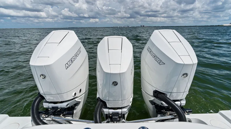 Slide: The Image of Triple Outboard Engines Aft View - 12