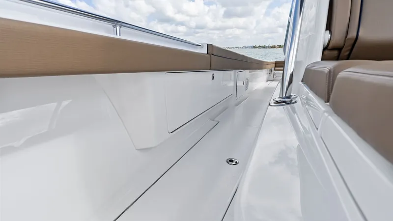 Slide: The Image of Starboard Walkway with Seating - 29