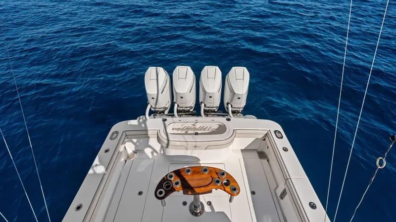 Slide: The Image of Aft Deck with Quad Outboards - 27