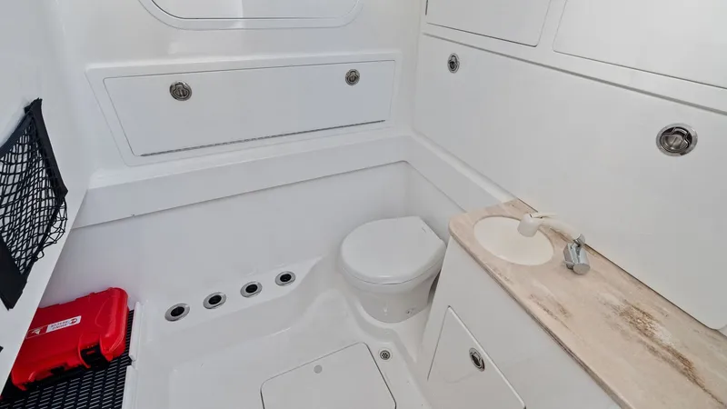 Slide: The Image of Compact Bathroom with Vanity - 15