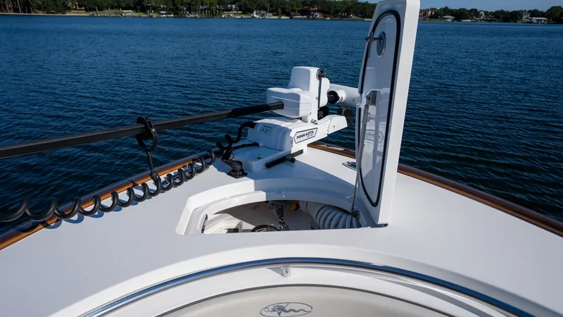 Slide: The Image of Bow with Trolling Motor - 12